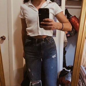 Brandy Caroline button up top